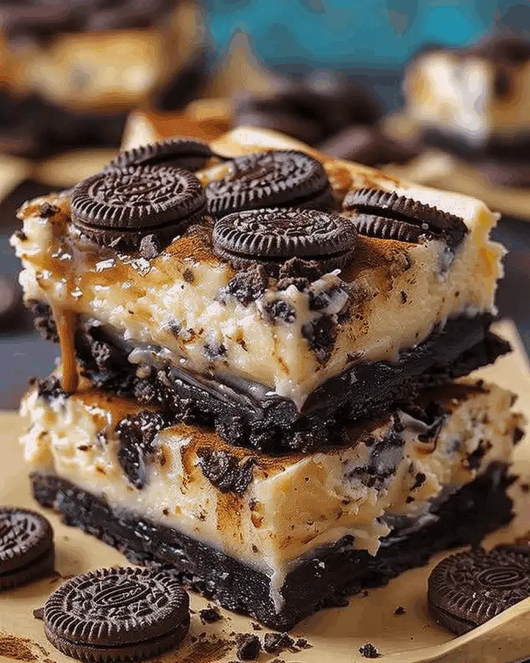 Oreo Cheesecake Cookie Bars