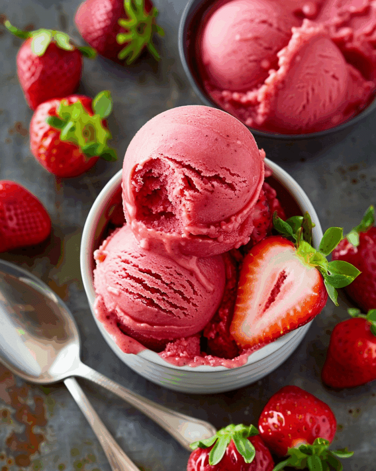 Strawberry Sorbet