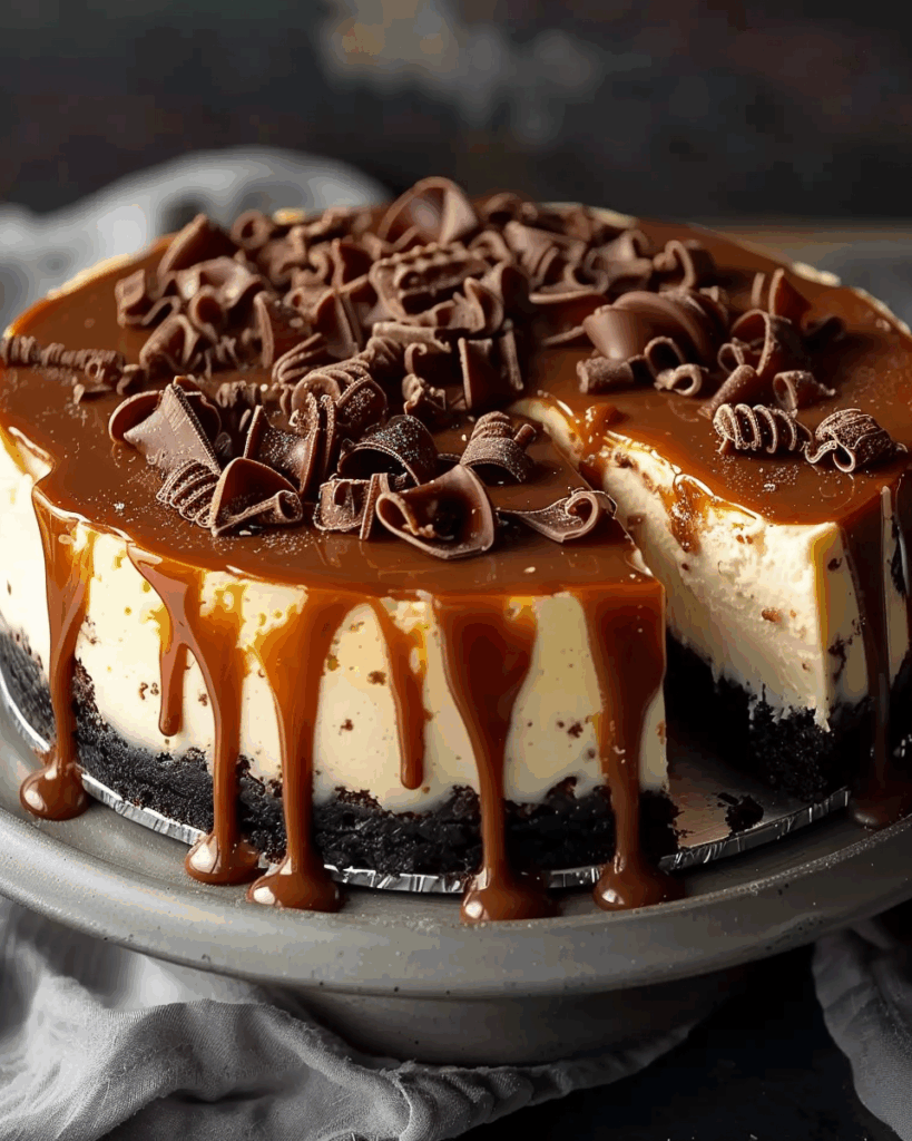 Caramel Brownie Cheesecake