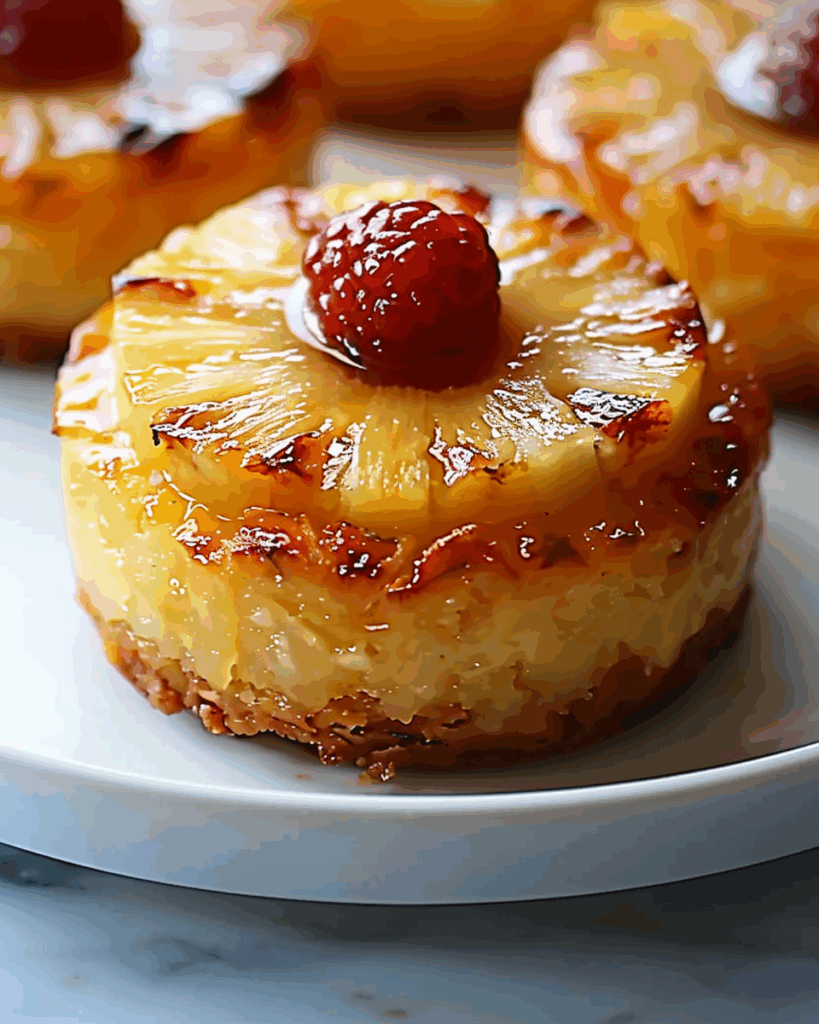 Mini Pineapple Upside-Down Cakes