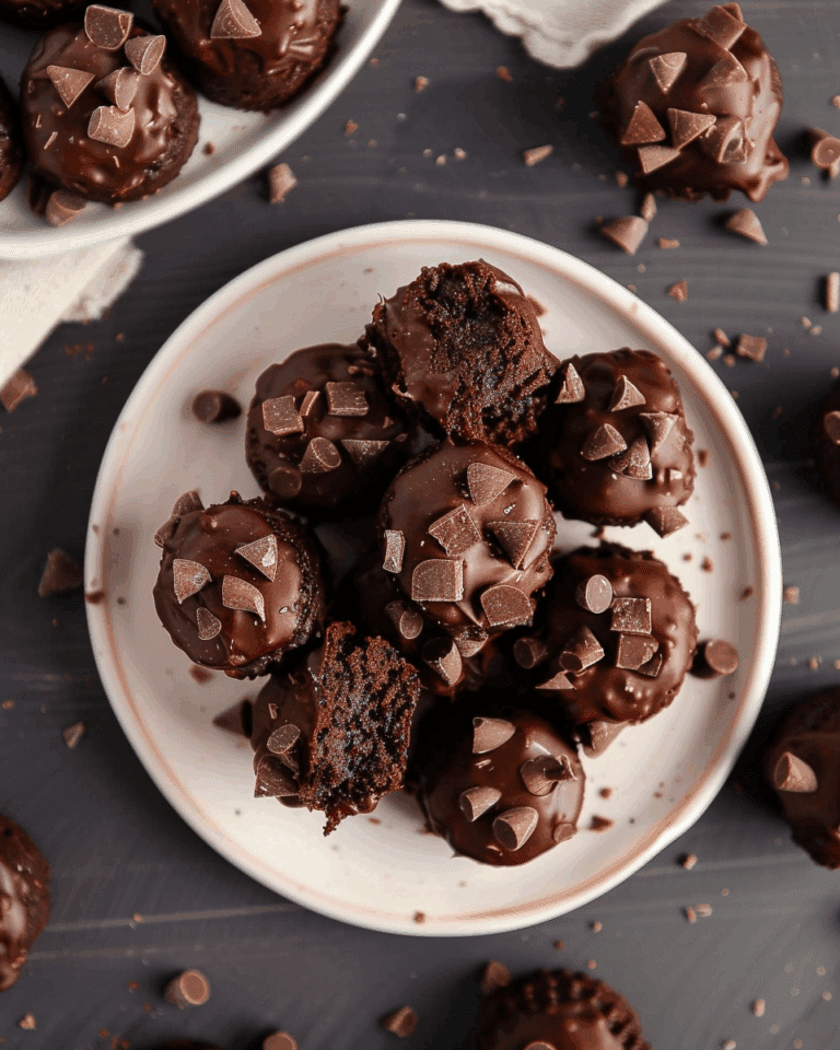 No-Bake Brownie Bites