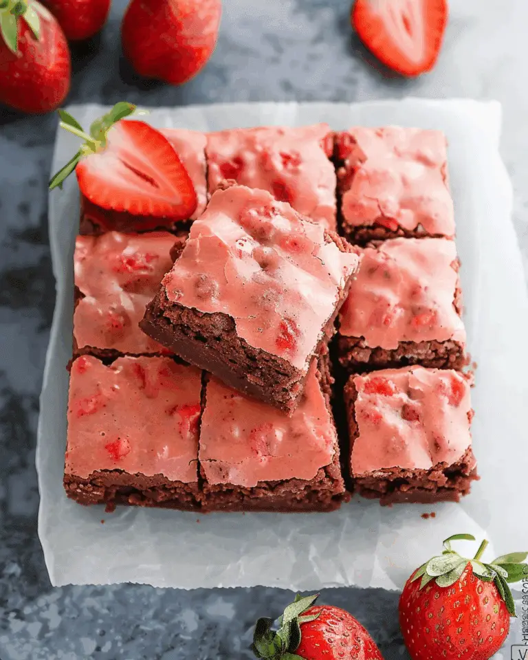 Strawberry Brownies