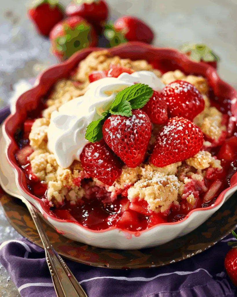 Strawberry Cobbler