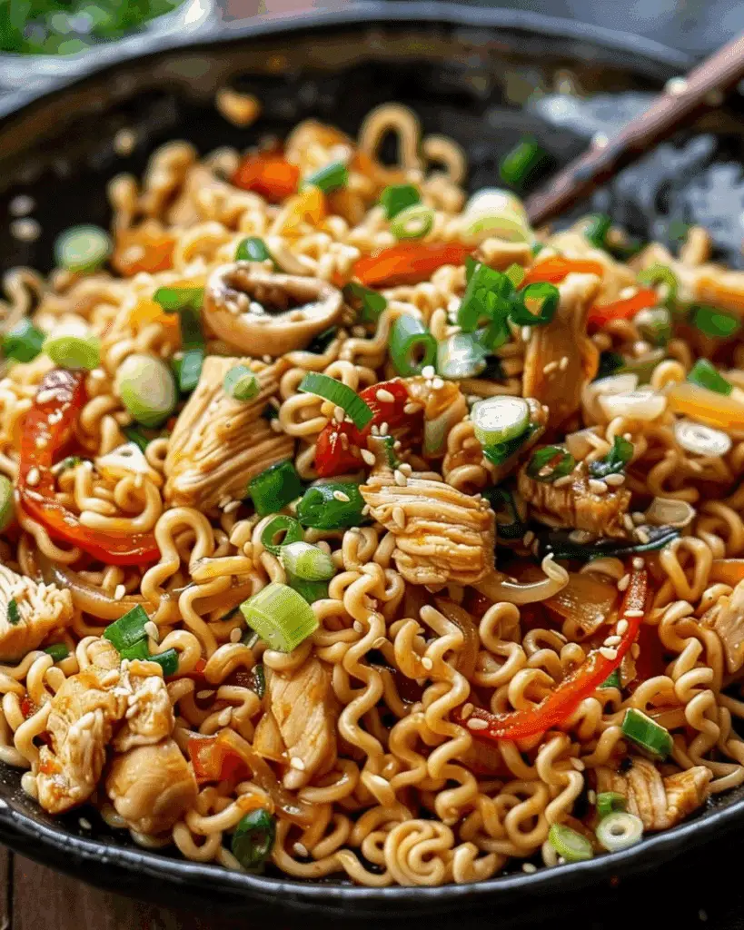 Quick & Tasty Chicken Ramen Stir Fry Recipe