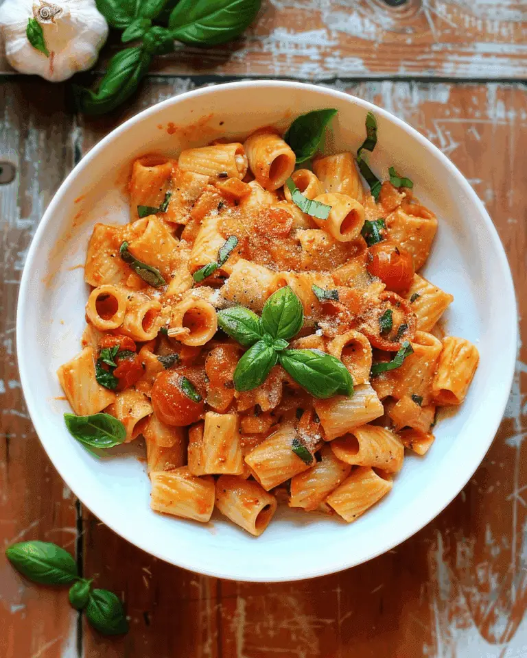 Creamy Tomato Basil Pasta