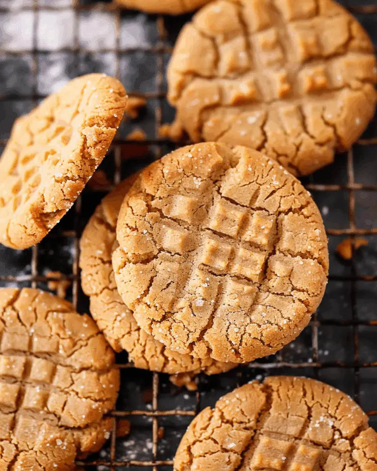 Flourless Peanut Butter Cookies