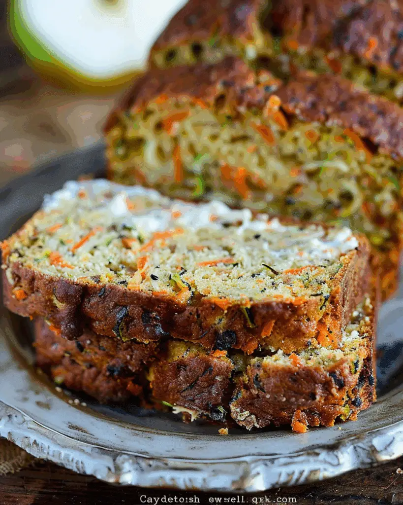 Carrot Apple Zucchini Bread