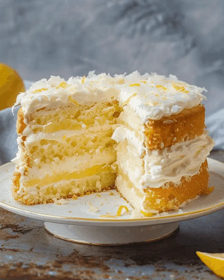 Italian Lemon Cream Cake