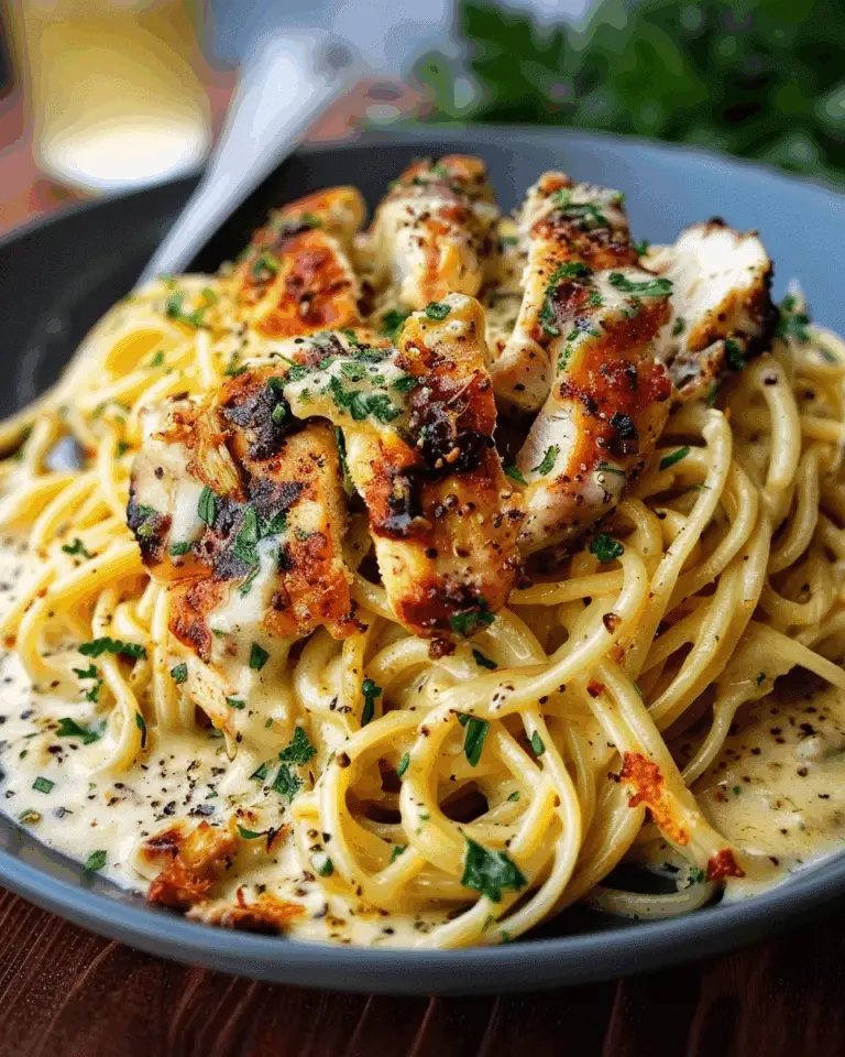 Creamy Cajun Chicken Linguine with Garlic Mozzarella Sauce