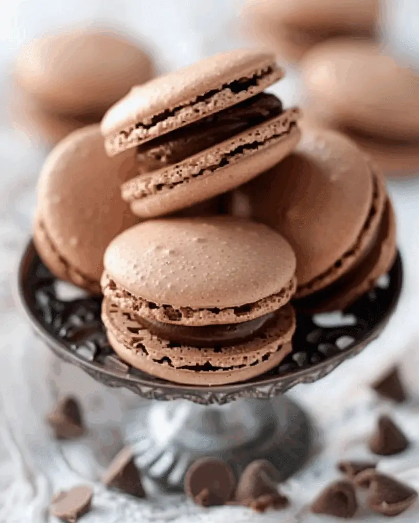 Chocolate Macarons