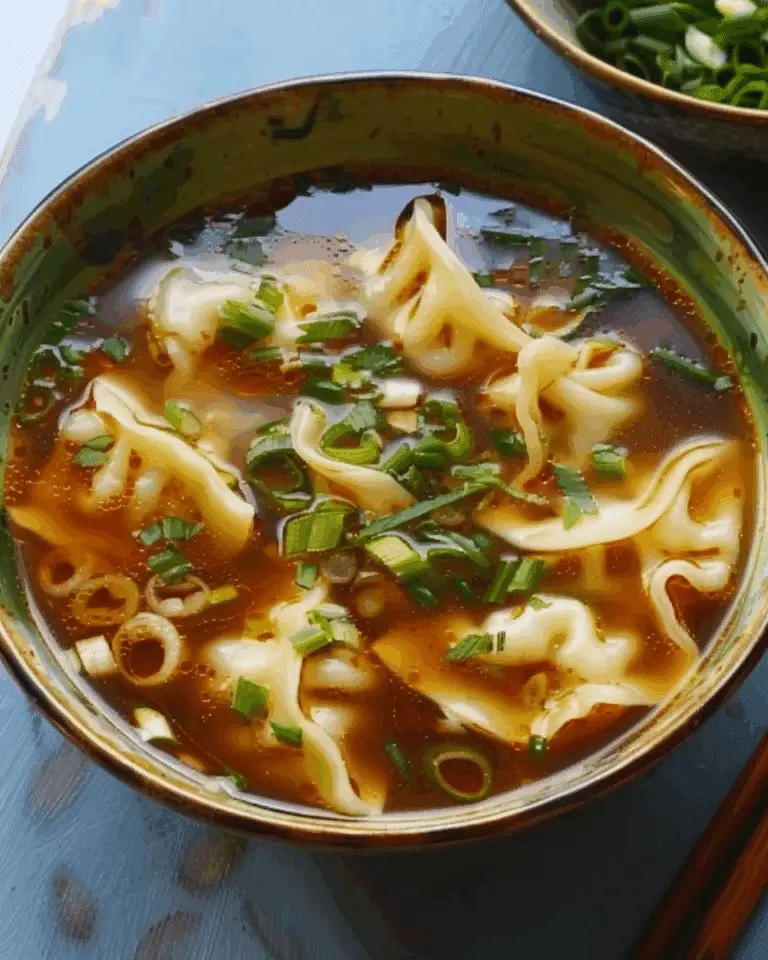 Gyoza Soup (Japanese Dumpling Soup)
