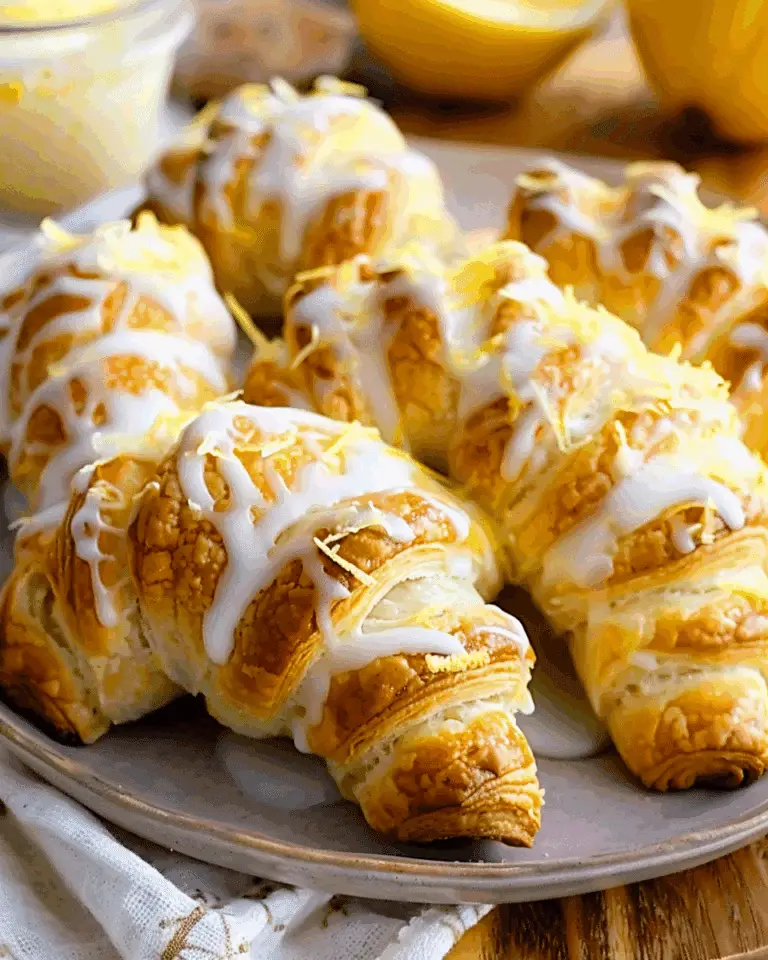 Lemon Cheesecake Crescent Rolls