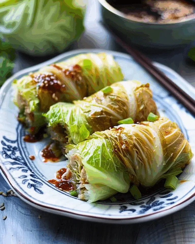 Stuffed Chinese Cabbage Rolls
