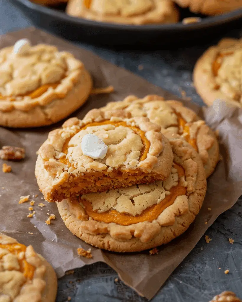 The Best Crumbl Pumpkin Pie Cookies