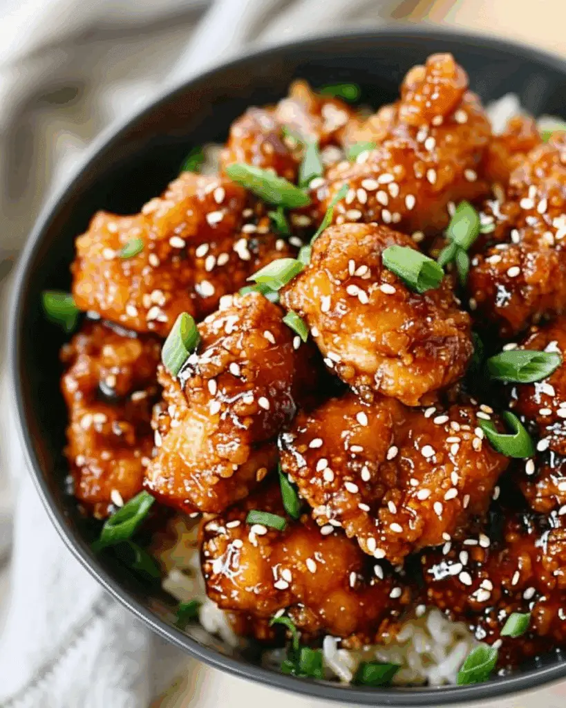 Baked Honey Sesame Chicken