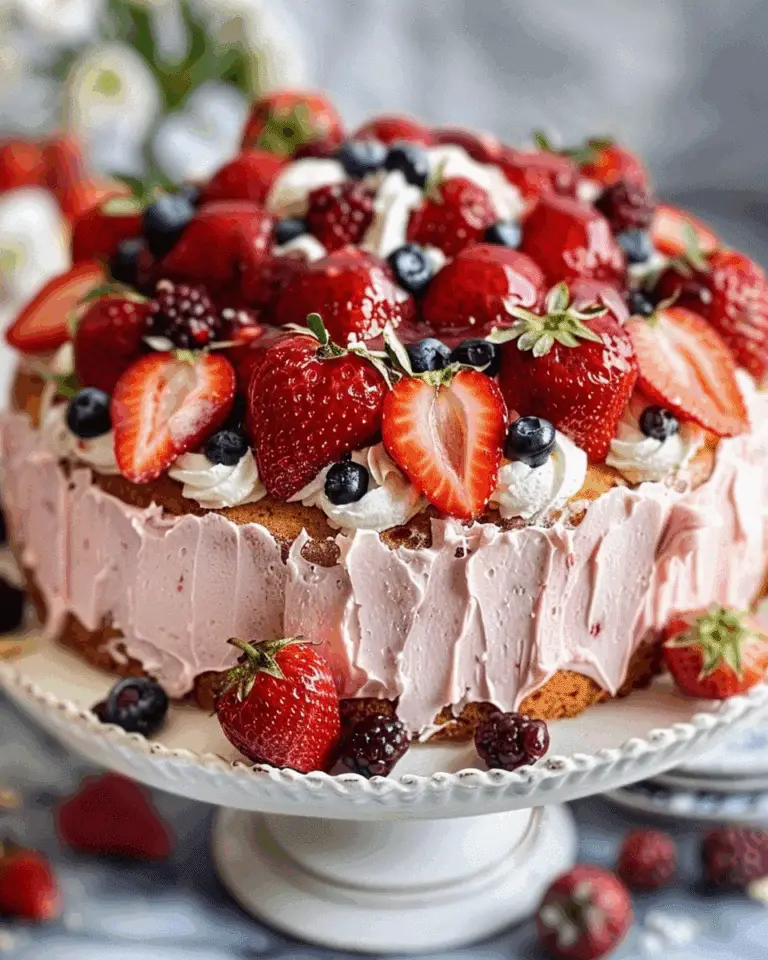 Strawberry Italian Cream Pound Cake