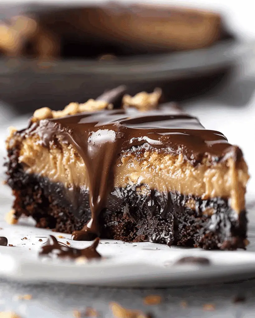 Chocolate Peanut Butter Ooey Gooey Cake