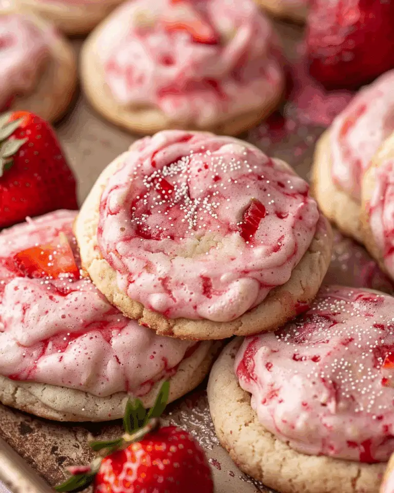 Strawberry Cheesecake Cookies