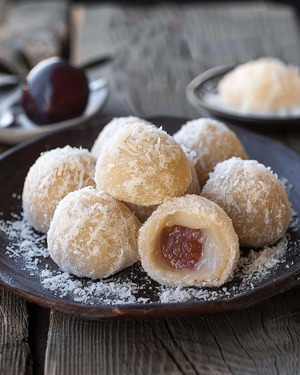 Potato Fresh Plum Dumplings
