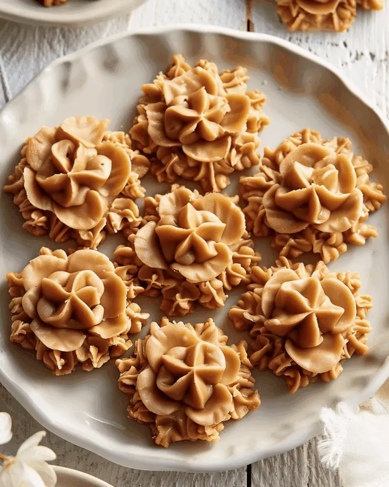 No-Bake Cookie Butter Blossoms