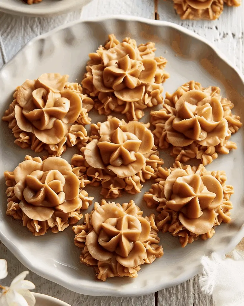 No-Bake Cookie Butter Blossoms