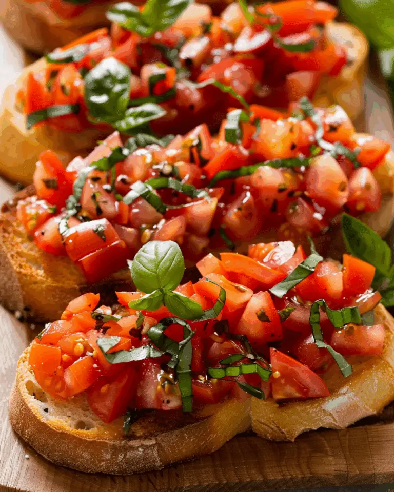 Classic Tomato Bruschetta