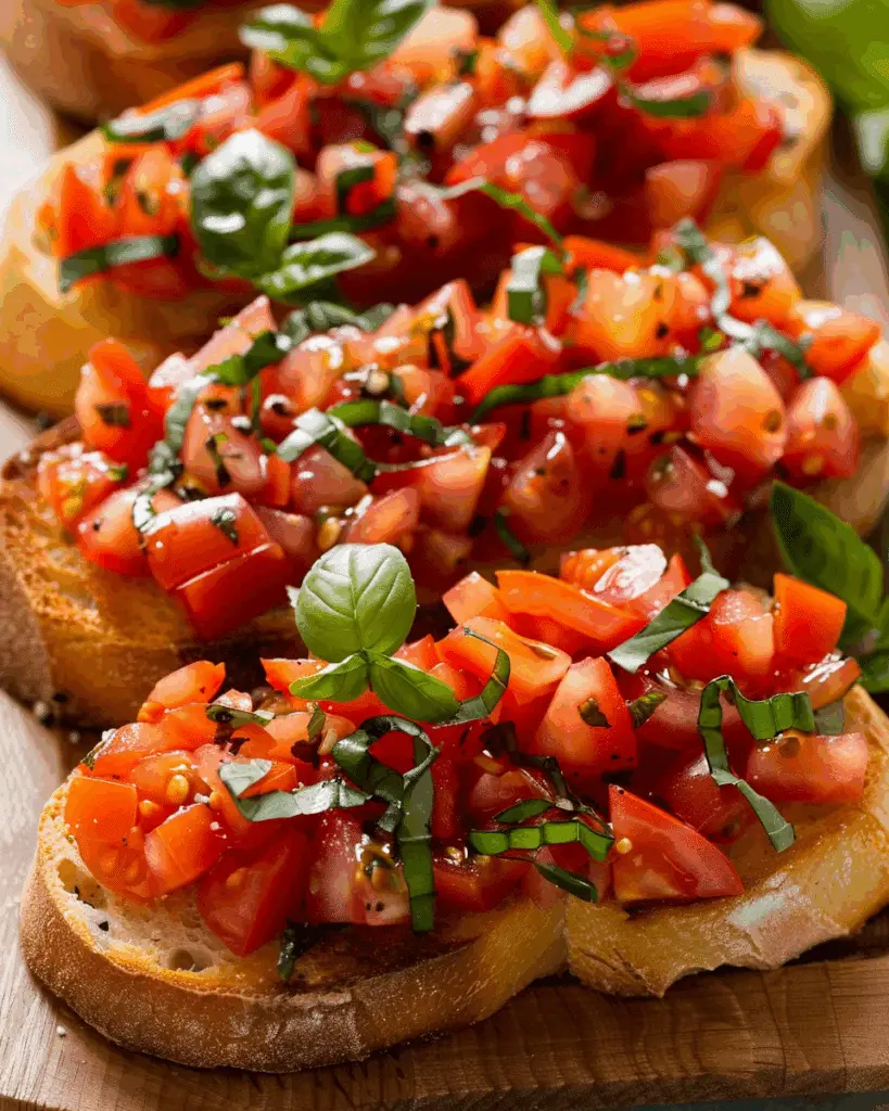Classic Tomato Bruschetta