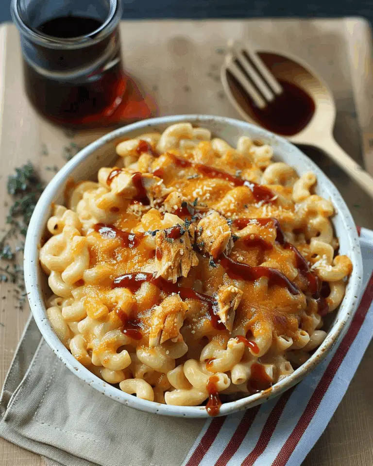 BBQ Chicken Mac and Cheese