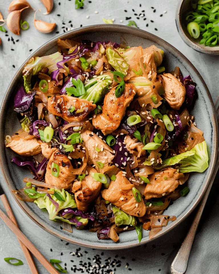 Chicken Cabbage Stir Fry