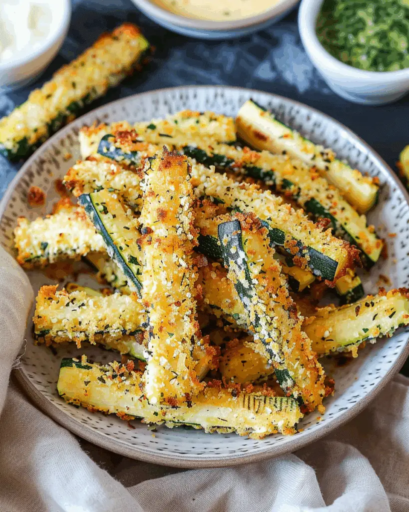 Low Calorie Air Fryer Zucchini Fries