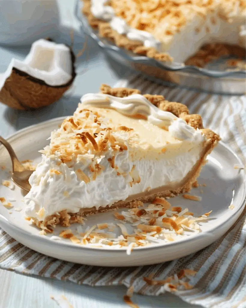 Homemade Coconut Cream Pie