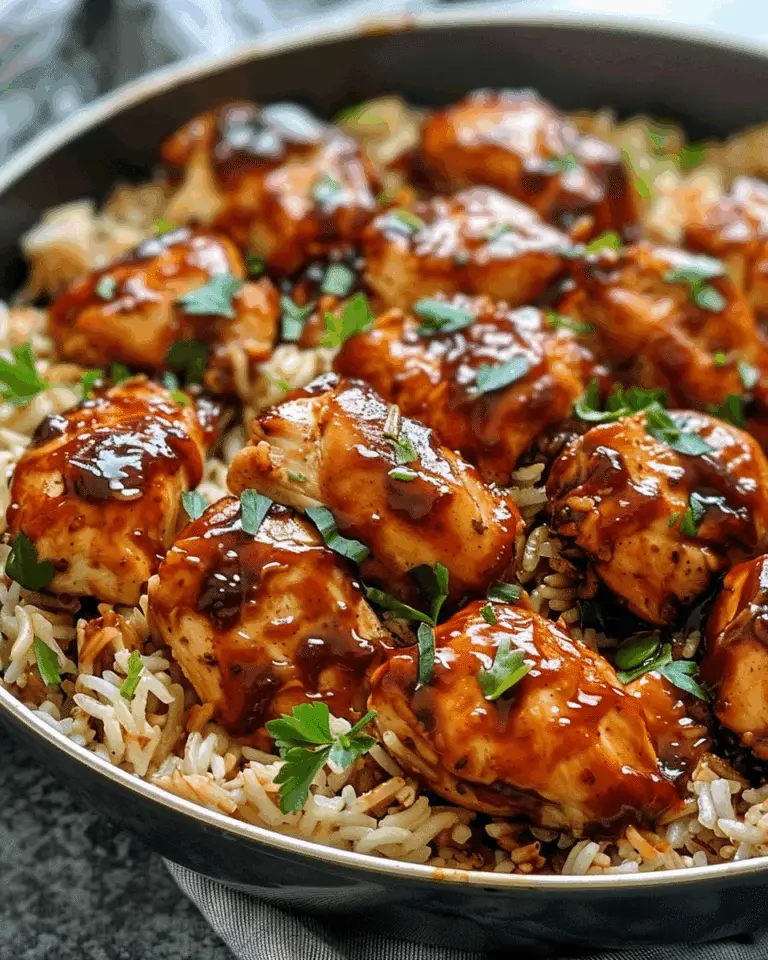 One-Pan Bold Honey BBQ Chicken & Rice