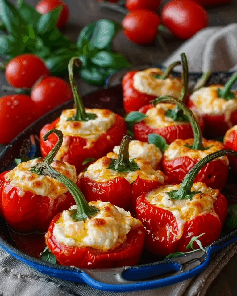 Cream Cheese Stuffed Piquante Peppers
