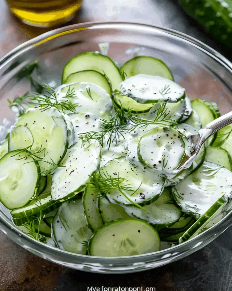 Creamy Cucumber Salad