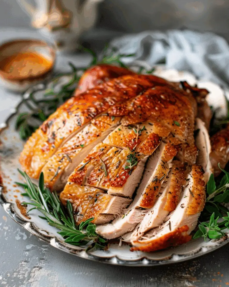 Easy Oven Roasted Turkey Breast (or Whole Chicken)