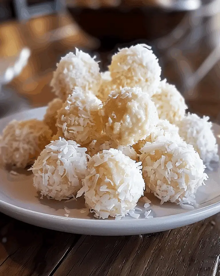 No Bake Cream Cheese Coconut Snowballs