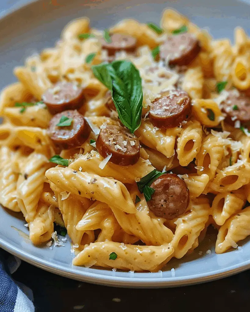 Creamy Smoked Sausage Pasta