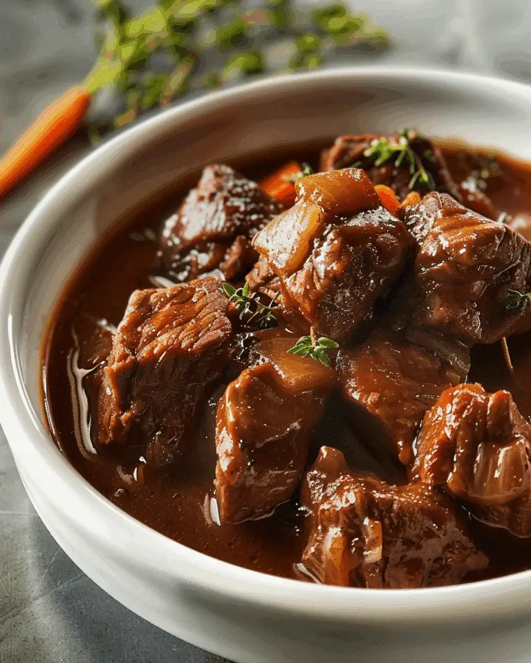 Tender Beef Chunks: Easy Flavorful Delight