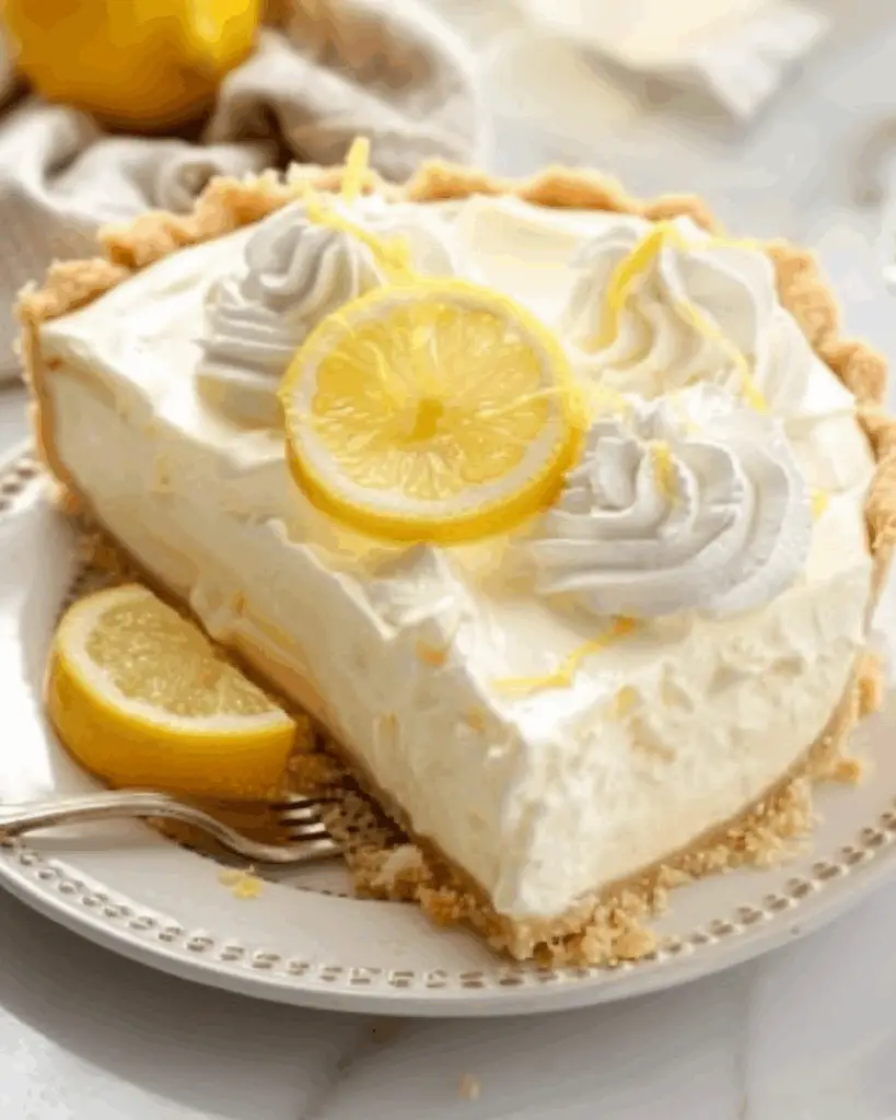 No-Bake Cream Cheese Lemonade Pie