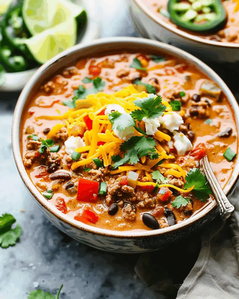 Amazing Cheesy Taco Soup