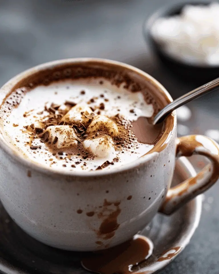 Slow Cooker Sea Salt Caramel Hot Chocolate
