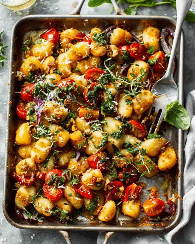 Sheet Pan Gnocchi