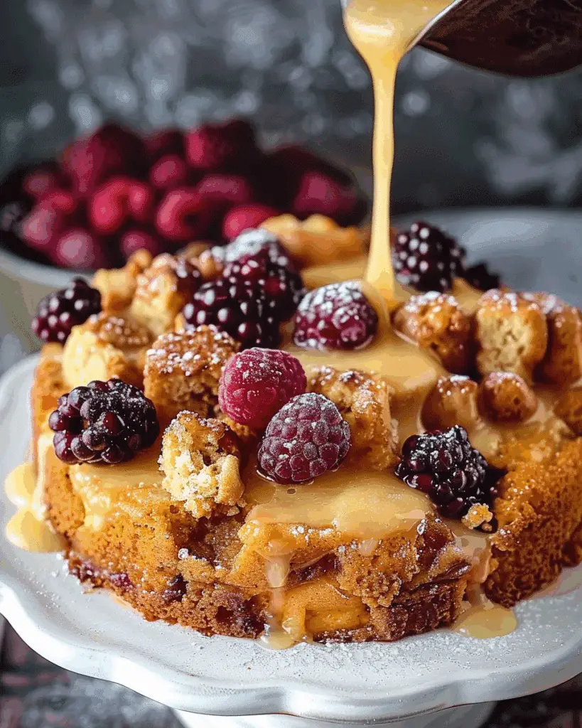 Instant Pot Bread Pudding With Bourbon Sauce