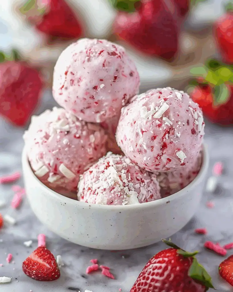 Strawberry Cheesecake Protein Balls – A Guilt-Free, High-Protein Treat