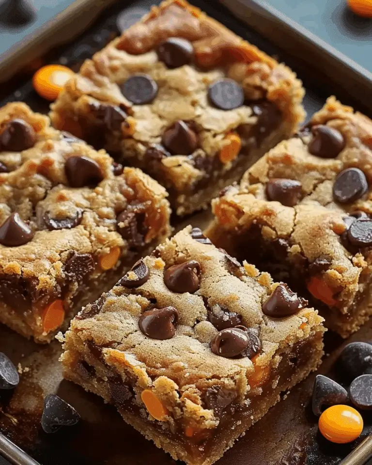 Reece’s Pieces Cookie Bars