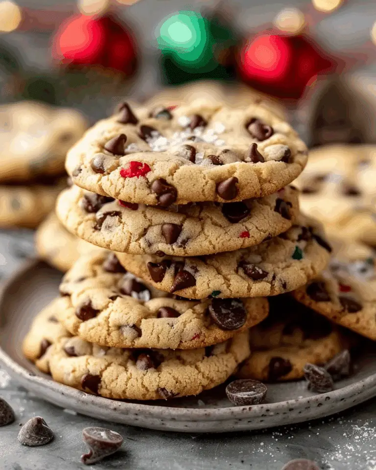Winter Wonderland Chocolate Chip Cookies