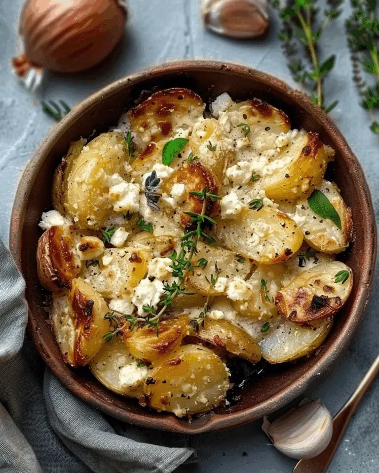 Easy Baked Feta Potatoes
