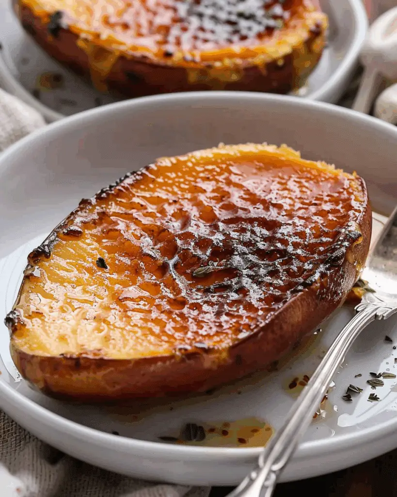 Japanese Sweet Potato Crème Brûlée