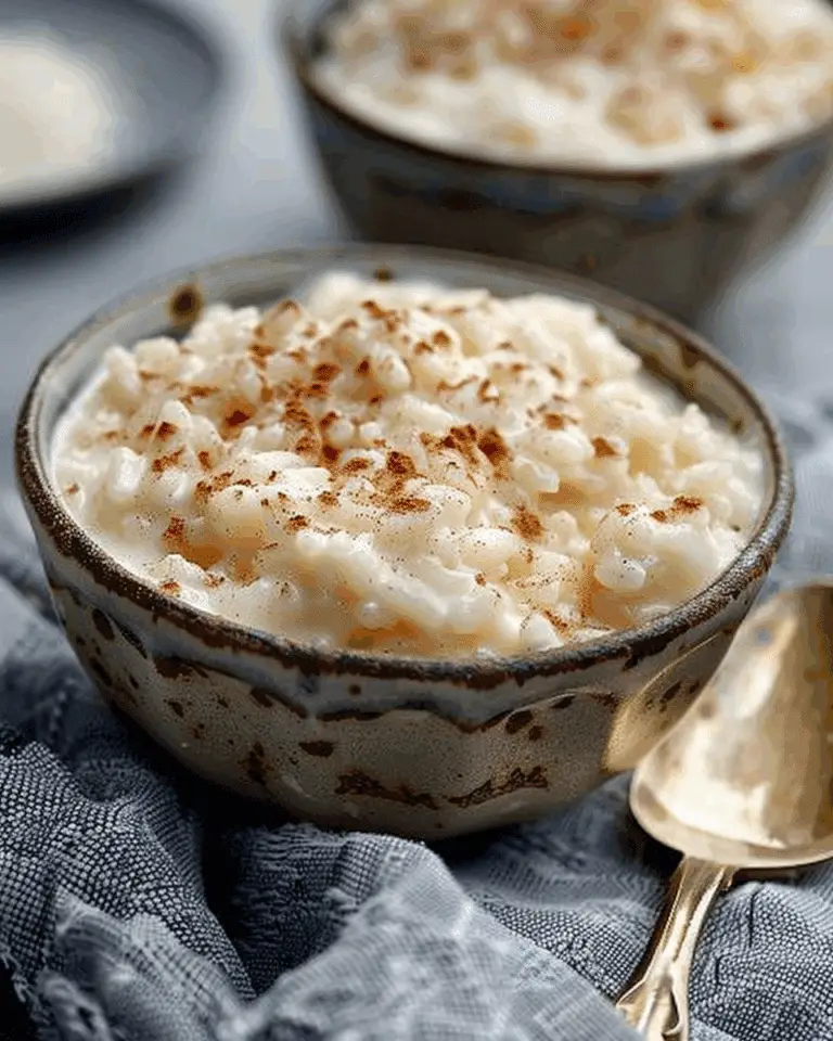 Classic Vanilla Rice Pudding