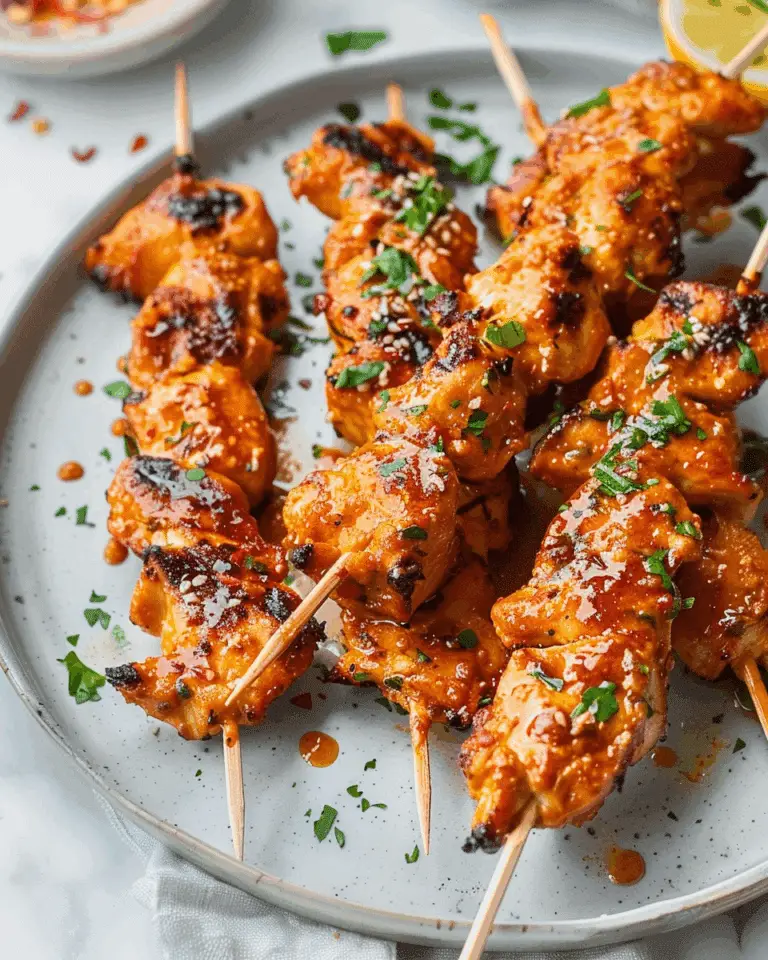 Bang Bang Chicken Skewers